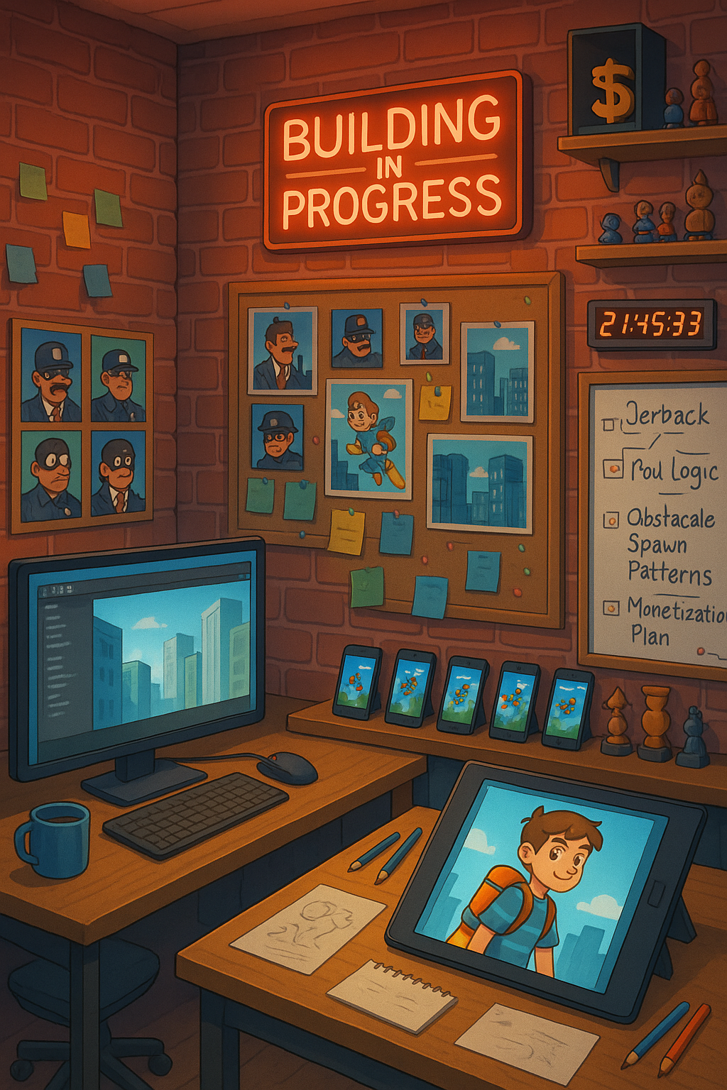 Ghibli art Cover image for Jet Escape Game project